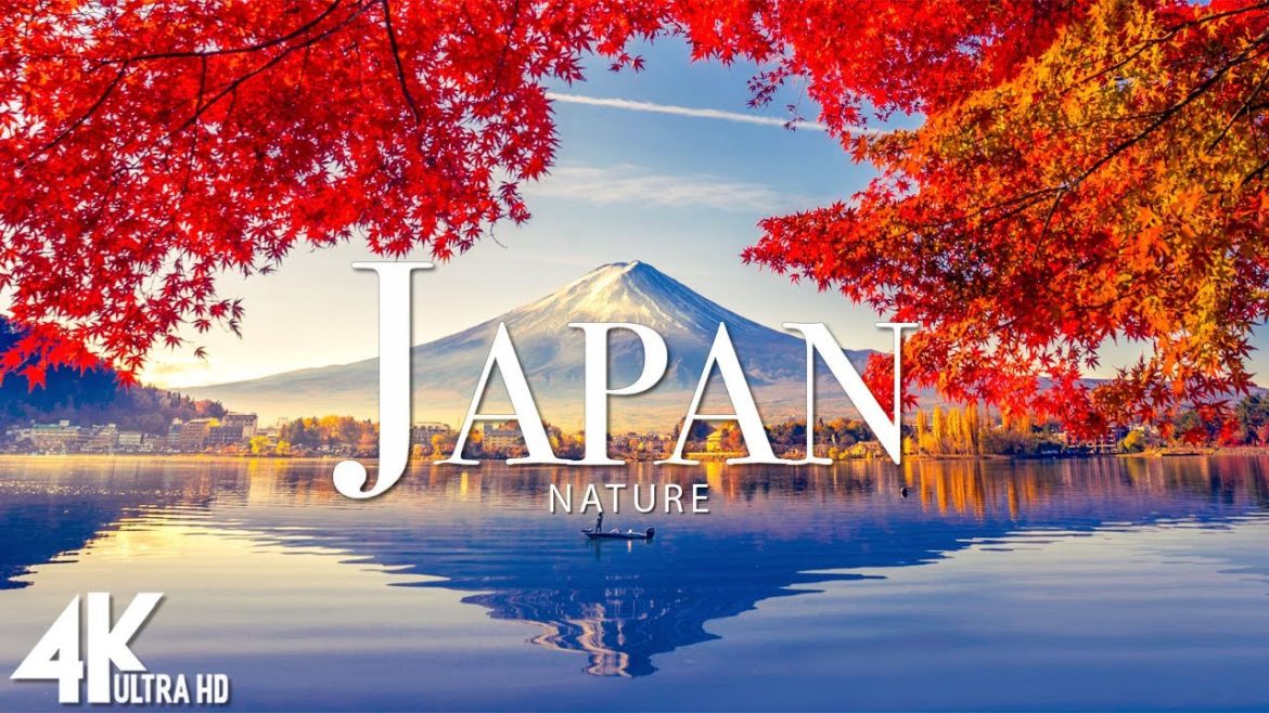 FLYING OVER JAPAN  4K UHD - Relaxing Music Along With Beautiful Nature Videos - 4K UHD TV