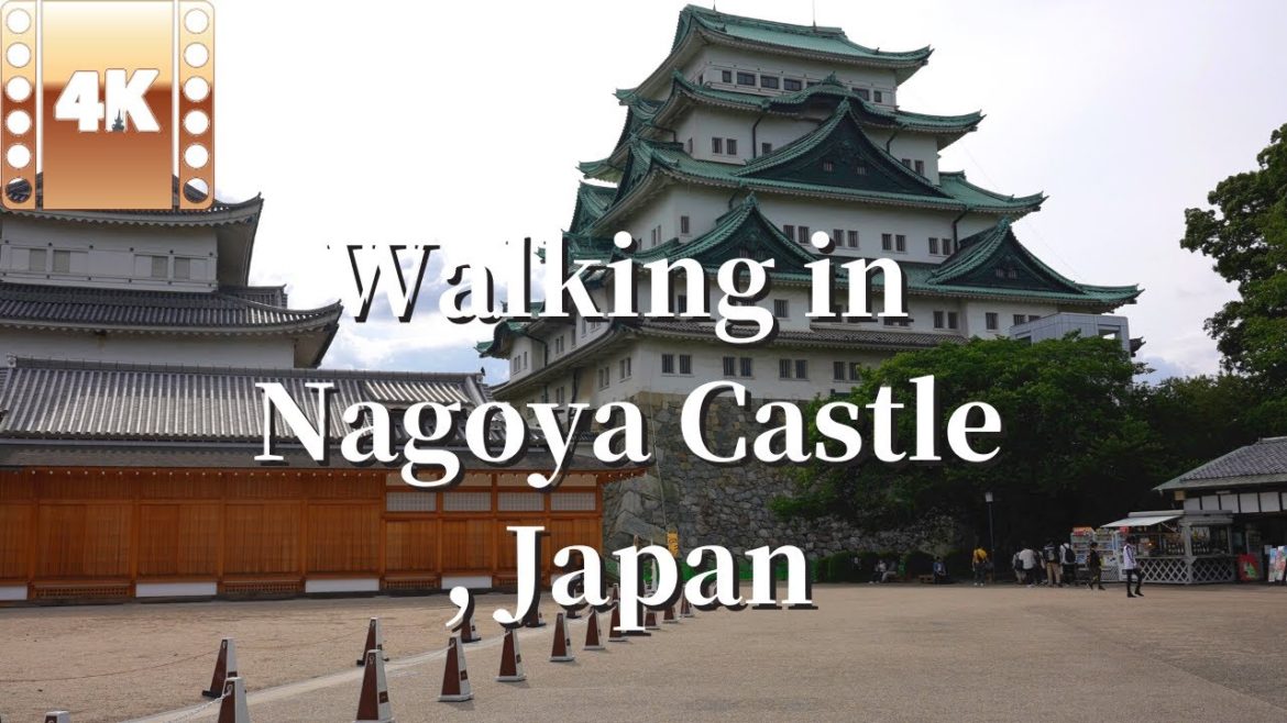 【4K】Nagoya Castle Walk - Japan walking tour