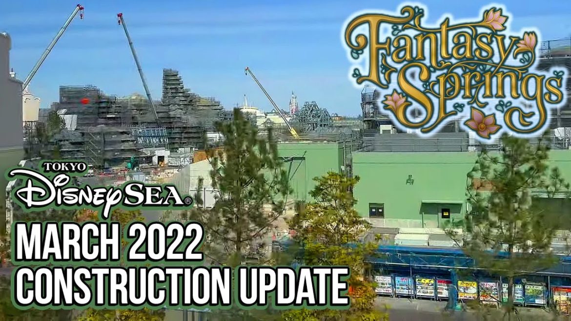 Fantasy Springs Construction Update (March 2022) – Tokyo DisneySea Fantasy Springs Construction Update (March 2022) - Tokyo DisneySea