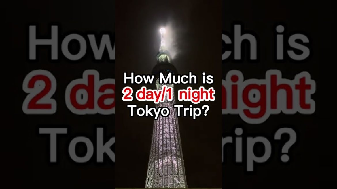 How much is a 2days:1night Tokyo Trip?#shorts
