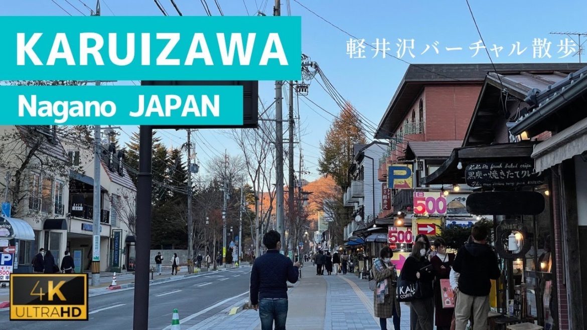 [4K] Karuizawa in December 2021, Nagano Japan🇯🇵 - Walking Tour(軽井沢/長野)