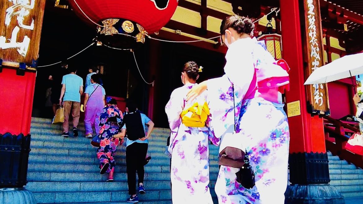 Tokyo Walk - Asakusa (▶ 58 min)  | 4K 浅草 July, 2022 #3 | Japan City Travel Walking Tour