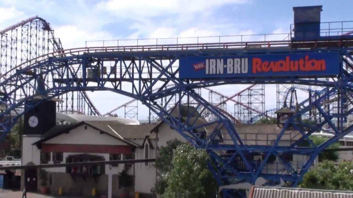 Monorail Ride Pleasure Beach Blackpool UK
