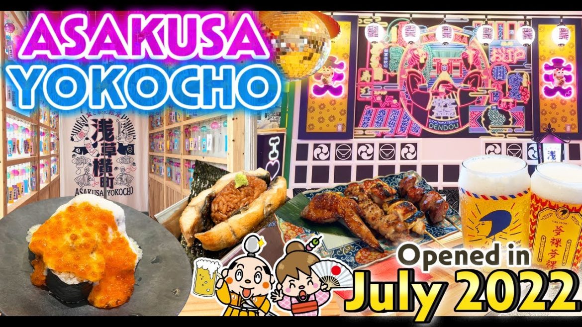 Asakusa Yokocho / The newest Izakaya Spot! Yakitori, Sushi, Eel / Tokyo Japan