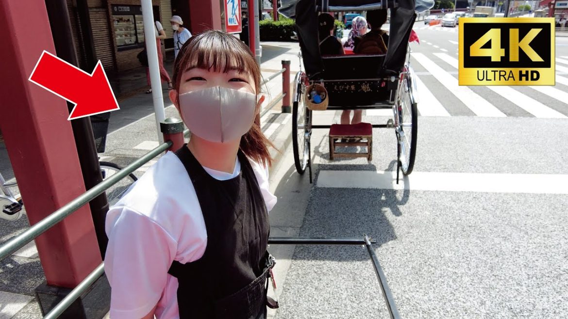 A cute Japanese girl Tera-chan guided me around Asakusa by rickshaw😊 | Rickshaw in Asakusa, Tokyo A cute Japanese girl Tera-chan guided me around Asakusa by rickshaw😊 | Rickshaw in Asakusa, Tokyo
