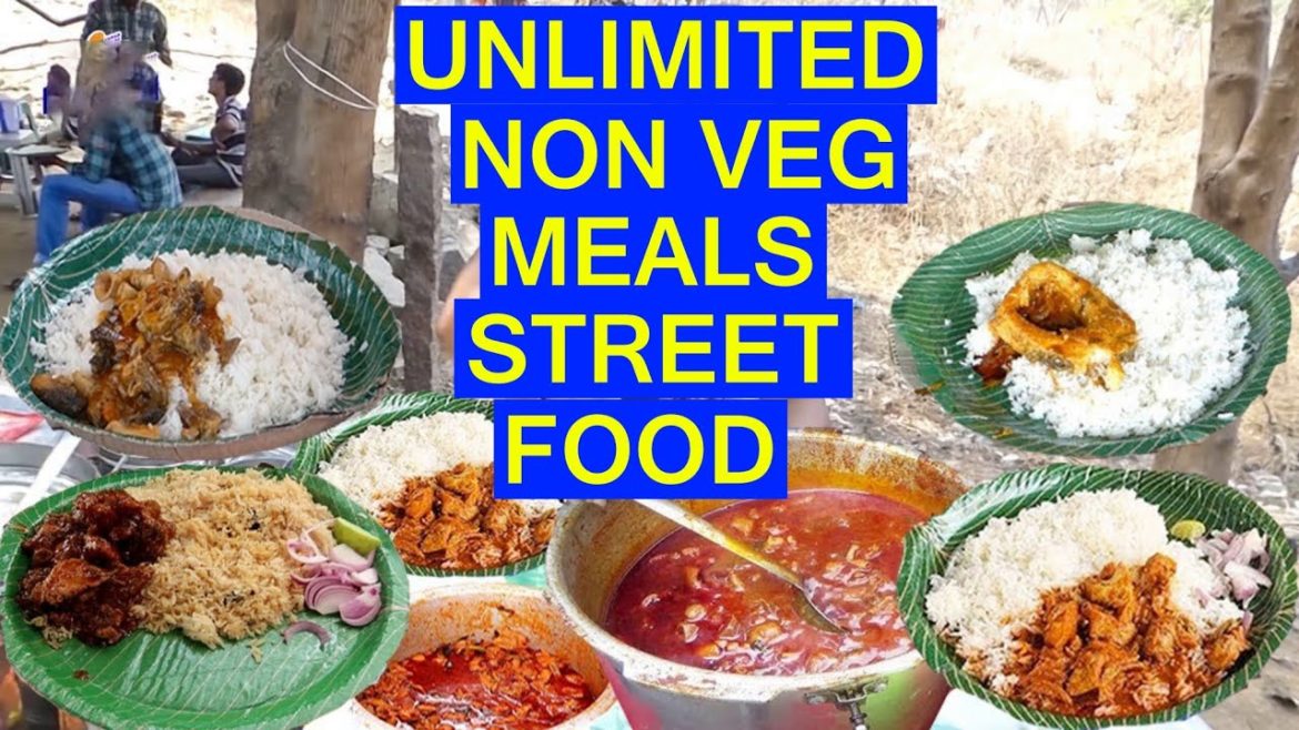 Best Food Hyderabad - Hyderabad Street Food -  Cheapest Roadside Unlimited Meals