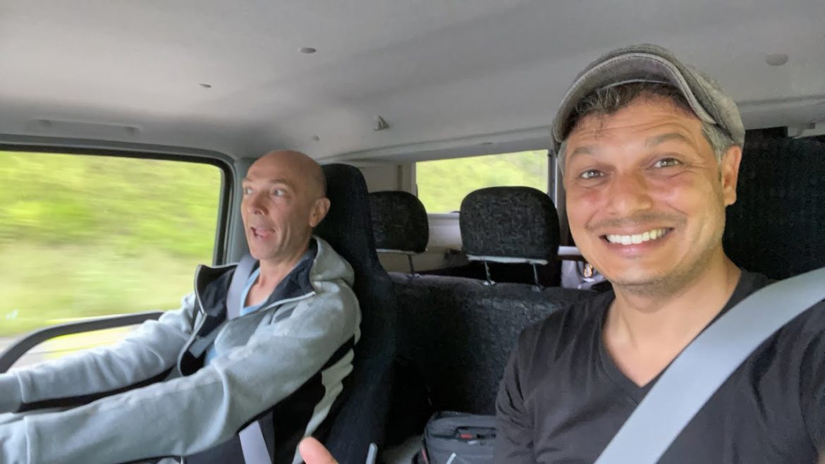 Japanese RV Camper on the Highway