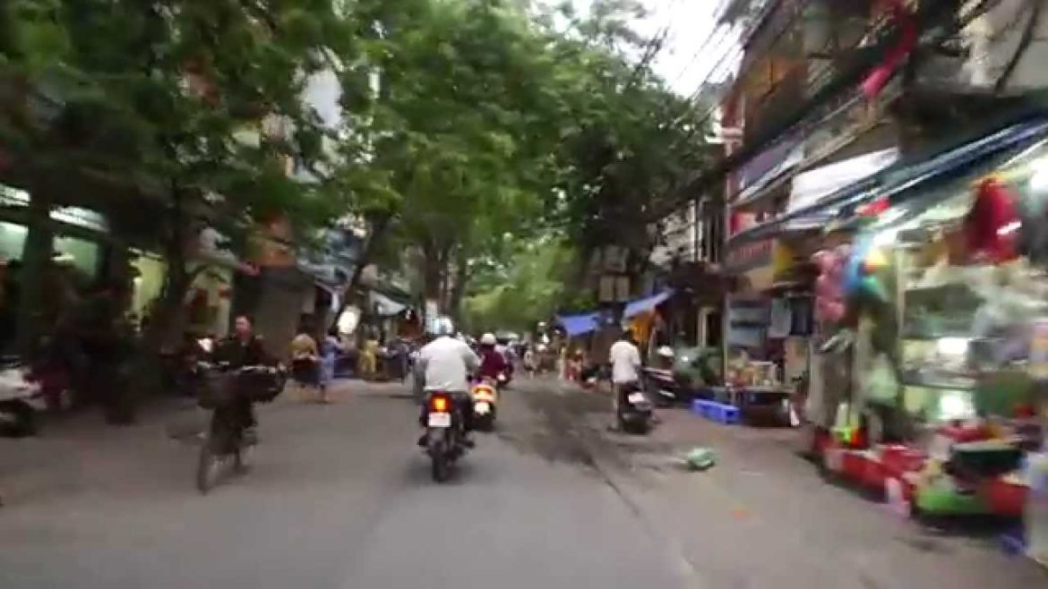Moto tour through Hanoi