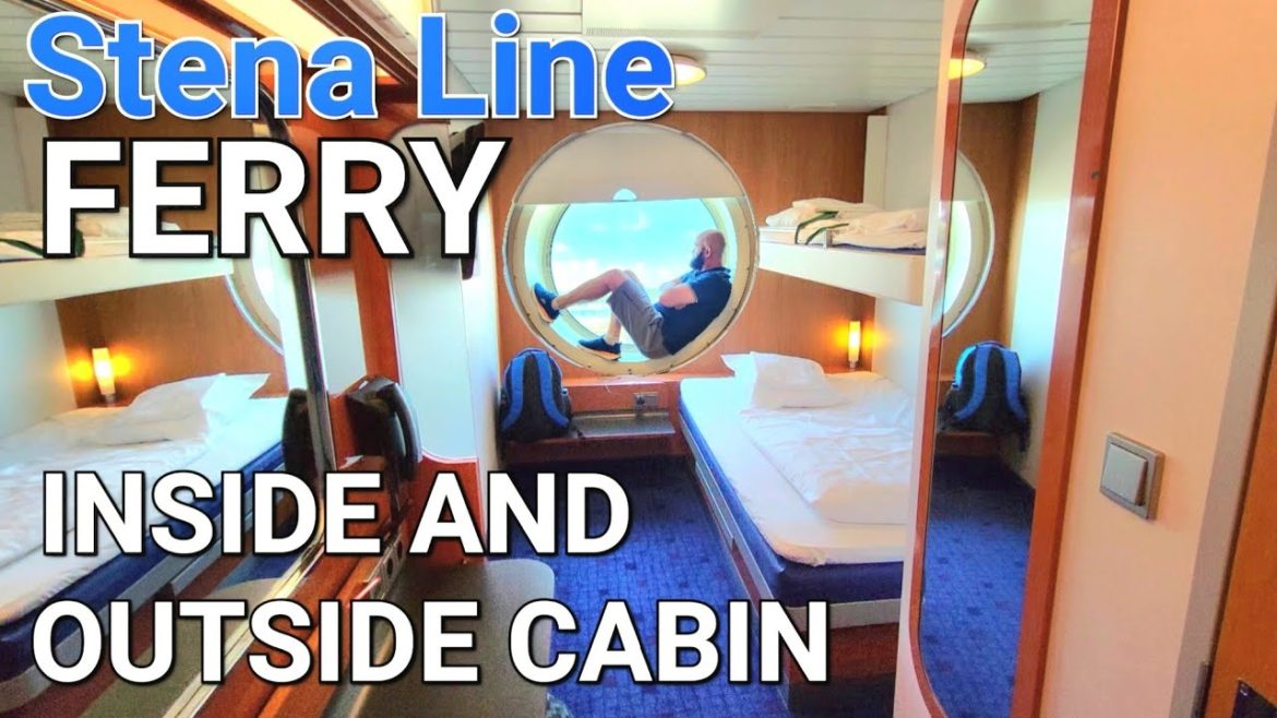 FERRY OUTSIDE & INSIDE CABIN - STENA LINE HARWICH TO HOOK OF HOLLAND 2022 4K