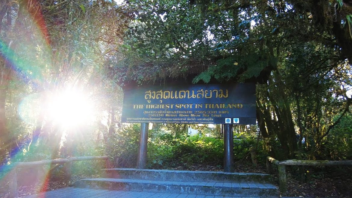 [4K Walking Tour Video]  Chiang Mai Doi Inthanon Highest Mountain in Thailand | Food News Video