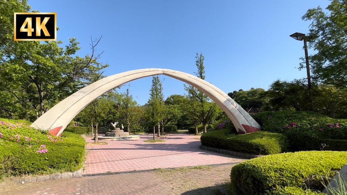 Japan Walk 4K | Beautiful Japanese Garden in Sado Island (Mano Park)