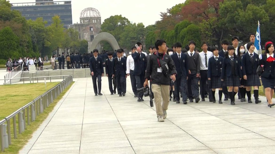 Japan B21 26 Hiroshima School Visit