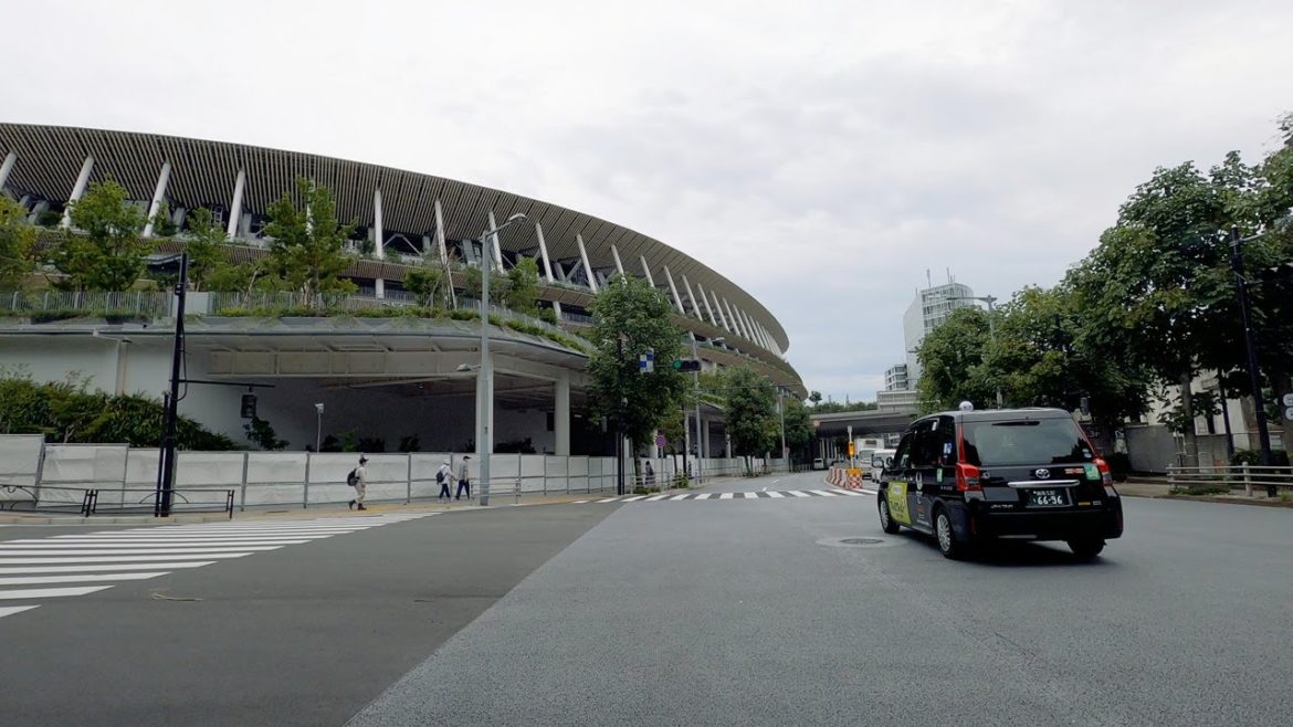Tokyo 2020 Summer Olympic Venues 4K Driving Tour [Slow TV] JAPAN 2/3 (ASMR Driving No Talking POV)
