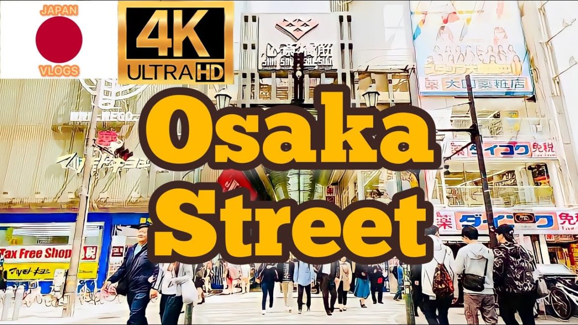 japan street walk 2022 namba shinshaibashi dotonbori walk osaka japan 2022