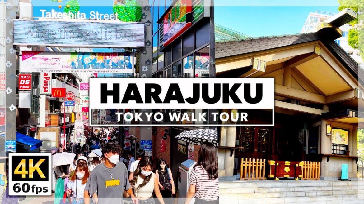 JAPAN 4K TRAVEL｜Harajuku｜Takeshita Street & Togo Shrine｜Tokyo Walk Tour (ASMR)