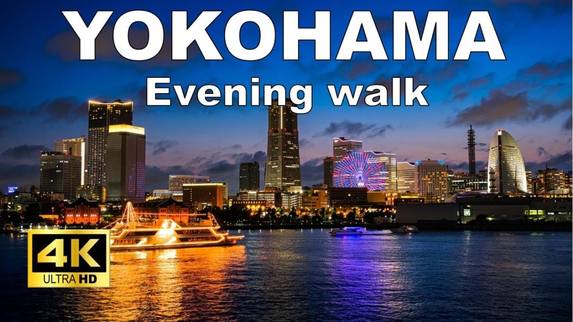 【4K】Yokohama Walking Tour - Osanbashi