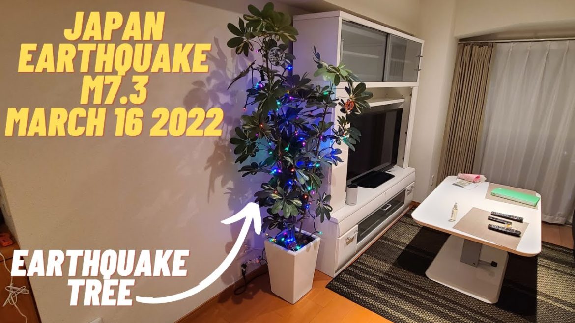JAPAN EARTHQUAKE M7.3 FROM MY ROOM MARCH 16 2022 YOKOSUKA