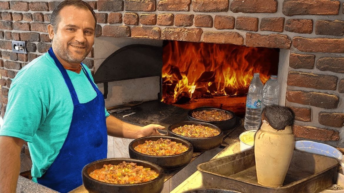 MASSIVE STREET FOOD TOUR IN TURKEY - TRYING TESTI KEBAB + BEST TURKISH FOOD IN NEVSEHIR, CAPPADOCIA