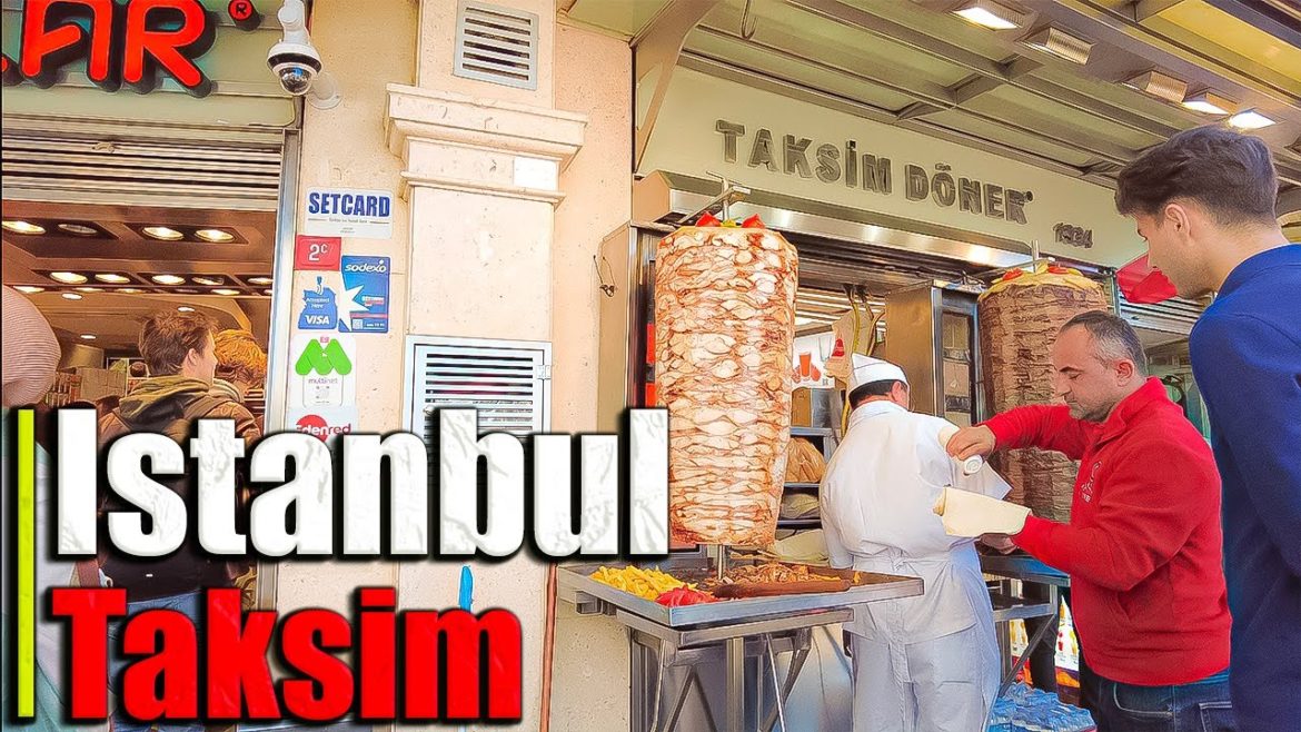 Amazing walking tour around Taksim Square and ISTIKLAL street in turkey