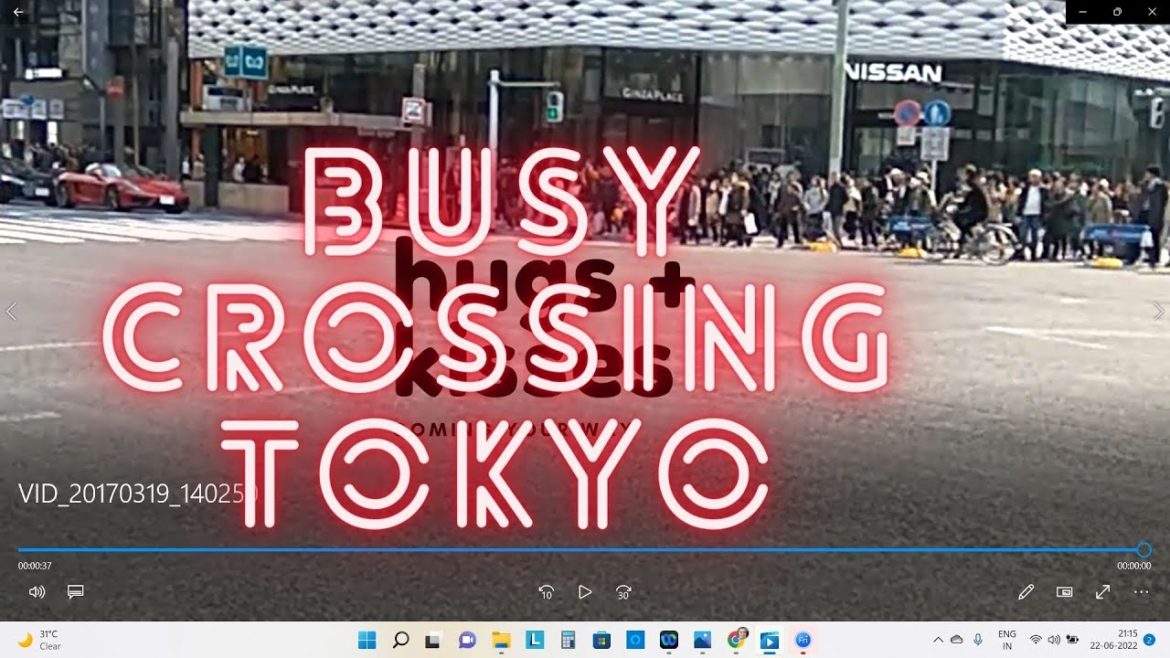 Busy Crossing Tokyo Japan Busy Crossing Tokyo Japan