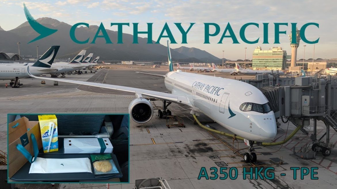 Cathay Pacific A350 Experience: Hong Kong to Taipei
