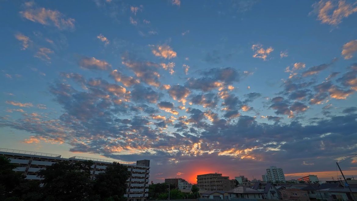 Walking from day to night in Chiba, Funabashi・4K HDR