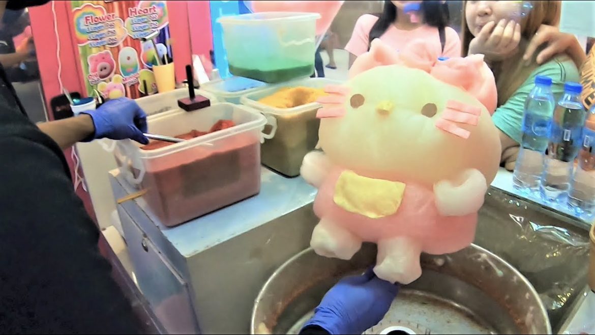 COTTON CANDY ART | Hello Kitty and Peppa Pig – Who will you choose? | Street Food Philippines COTTON CANDY ART | Hello Kitty and Peppa Pig - Who will you choose? | Street Food Philippines