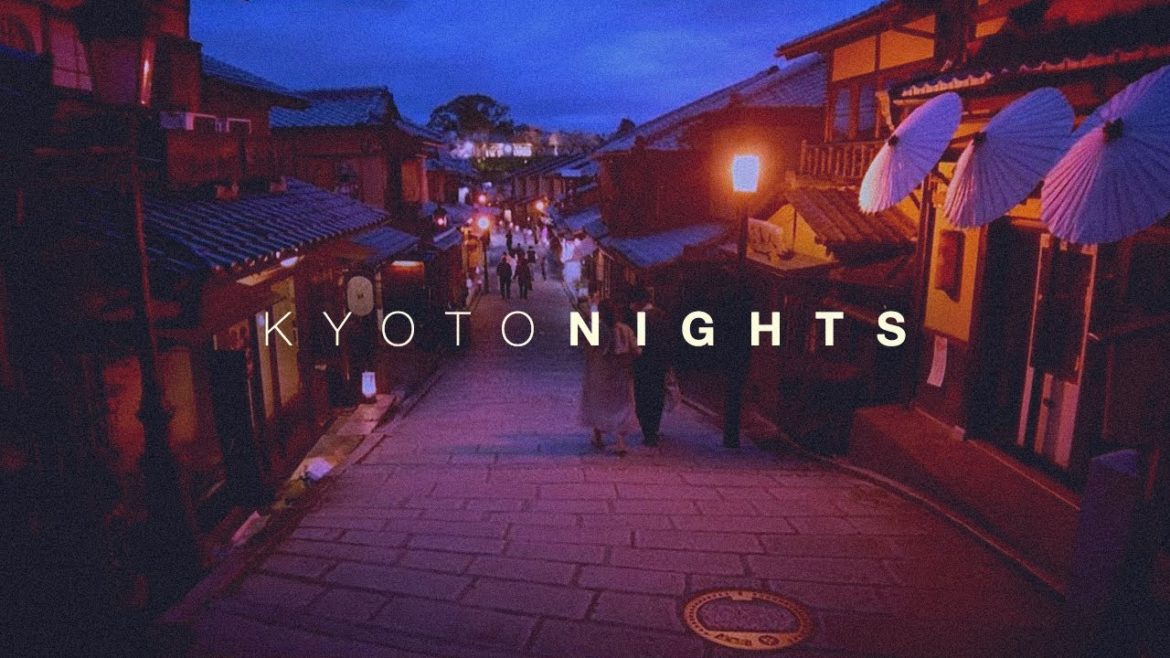[4K] KYOTO NIGHTS (京都) | Kyoto Sakura Night Walk Tour