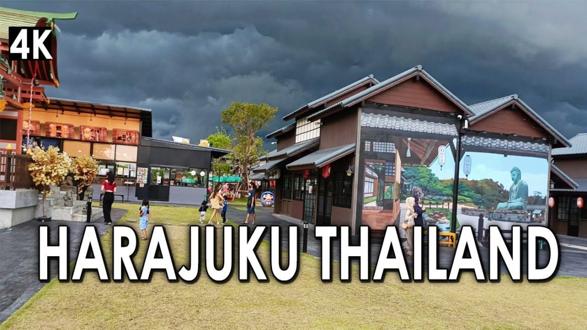 【🇹🇭 4K】HARAJUKU THAILAND | JAPANESE FARM & CAFE | WALKINGTOUR | AUGUST 2022 | TRAVEL WITH AMMAR