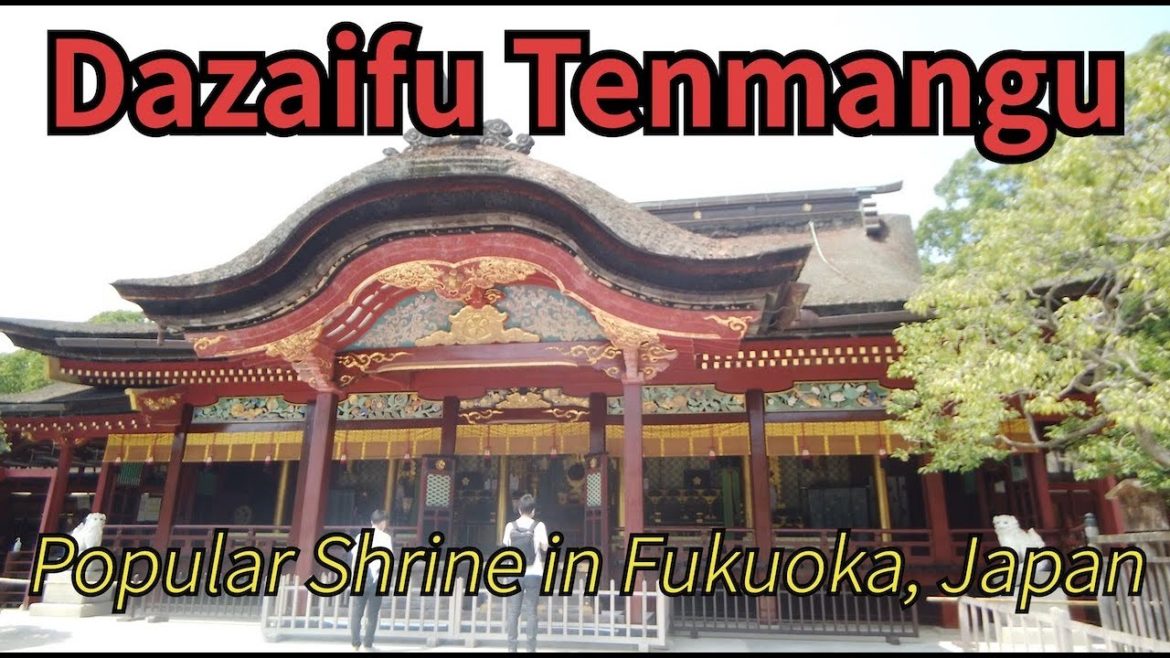 Walk in Dazaifu Tenmangu - Popular Shrine in Japan【Japanese Shinto Shrine Tour #1】