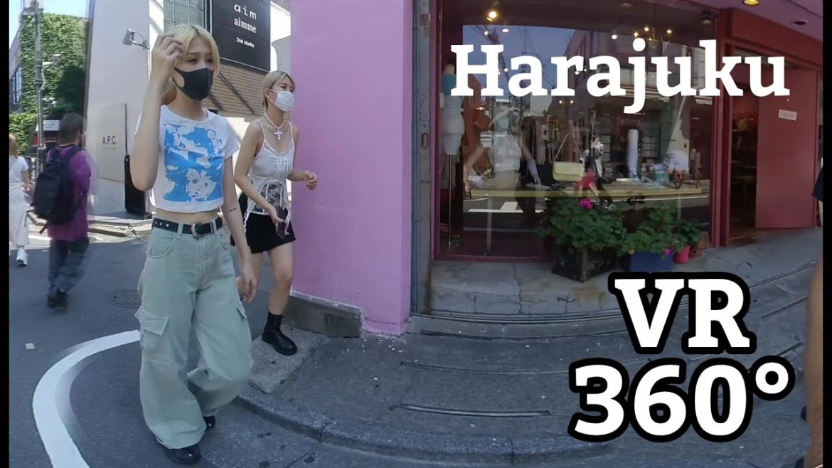 VR Walk Japan - Harajuku TOKYO - 360° Walking Tour - 3D Tourism