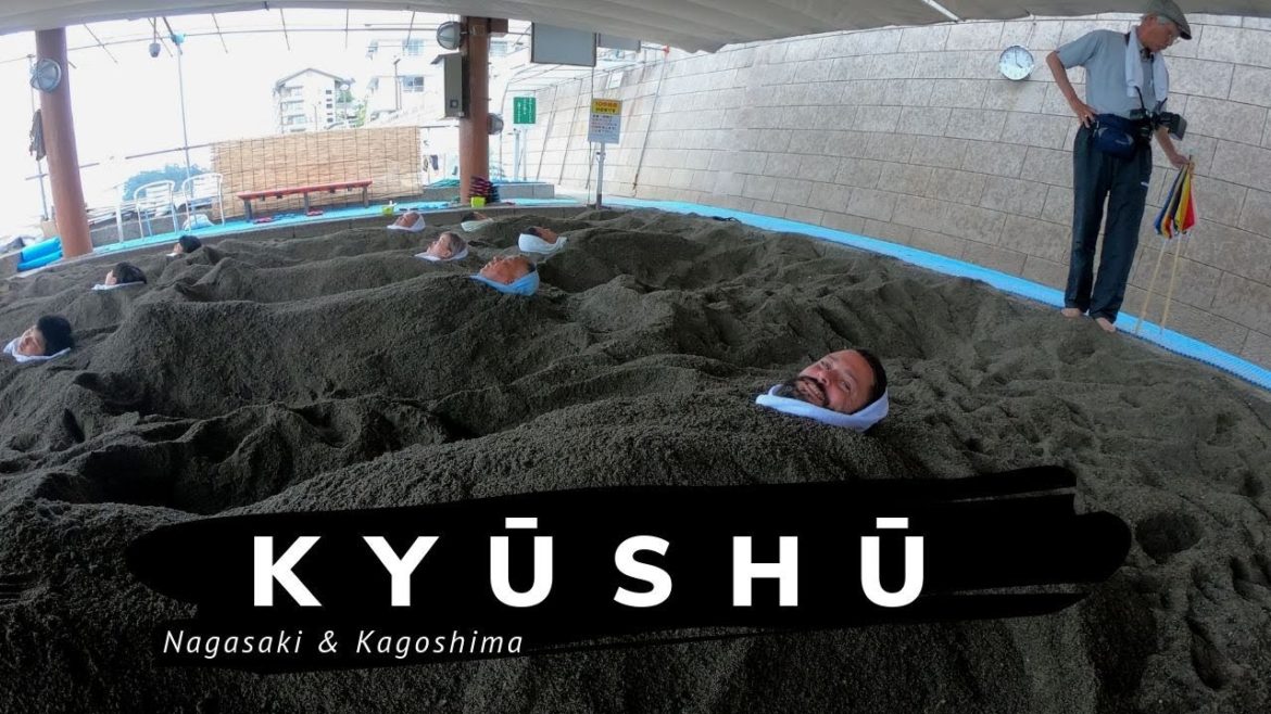 Bagno termale sotto la sabbia lavica a 50 gradi - Nagasaki e Kagoshima