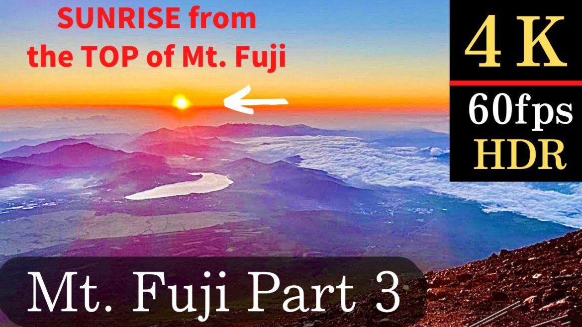 【4K】Mt. Fuji Part 3 / Sunrise from the top of Mt. Fuji / Vol. 29 【4K】Mt. Fuji Part 3 / Sunrise from the top of Mt. Fuji / Vol. 29