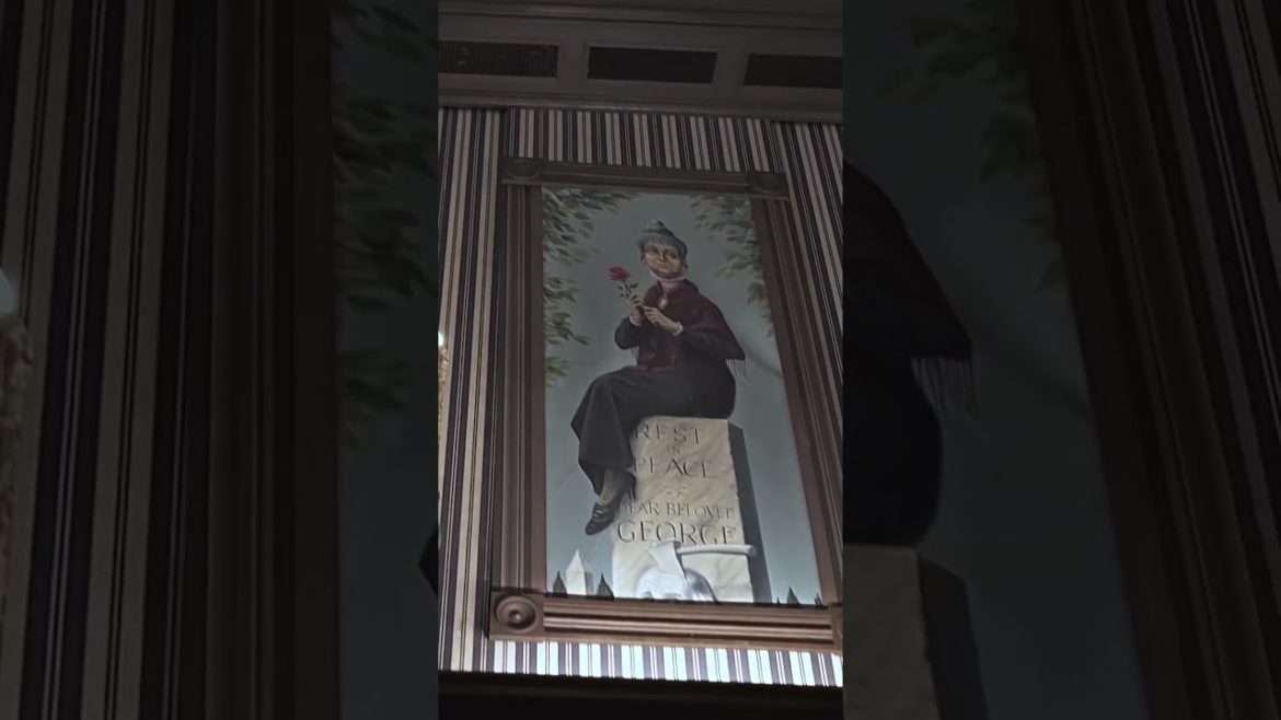 Tokyo Disneyland Haunted Mansion Stretching Room!