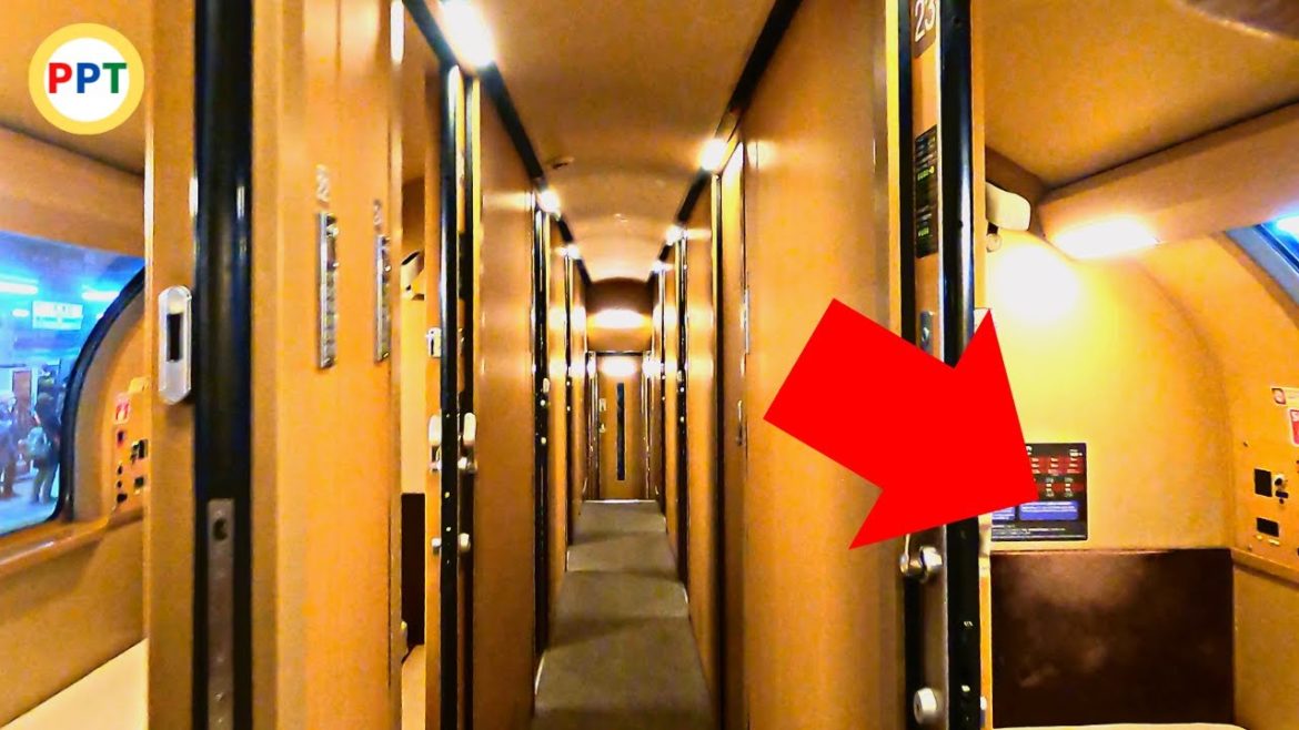 The last sleeper train in Japan "Sunrise Express" travel alone | Tokyo ➡️ Himeji