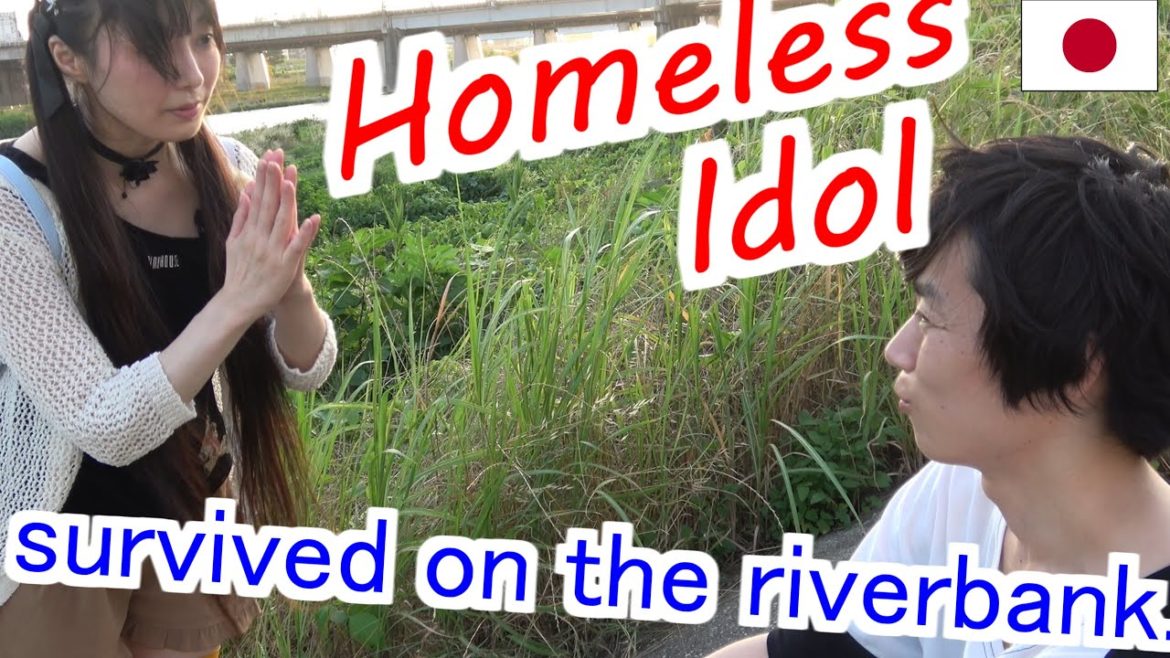 Homeless Idol got over the hardship ＆ lived the shore when she's 15 year old. Japan. Eguen