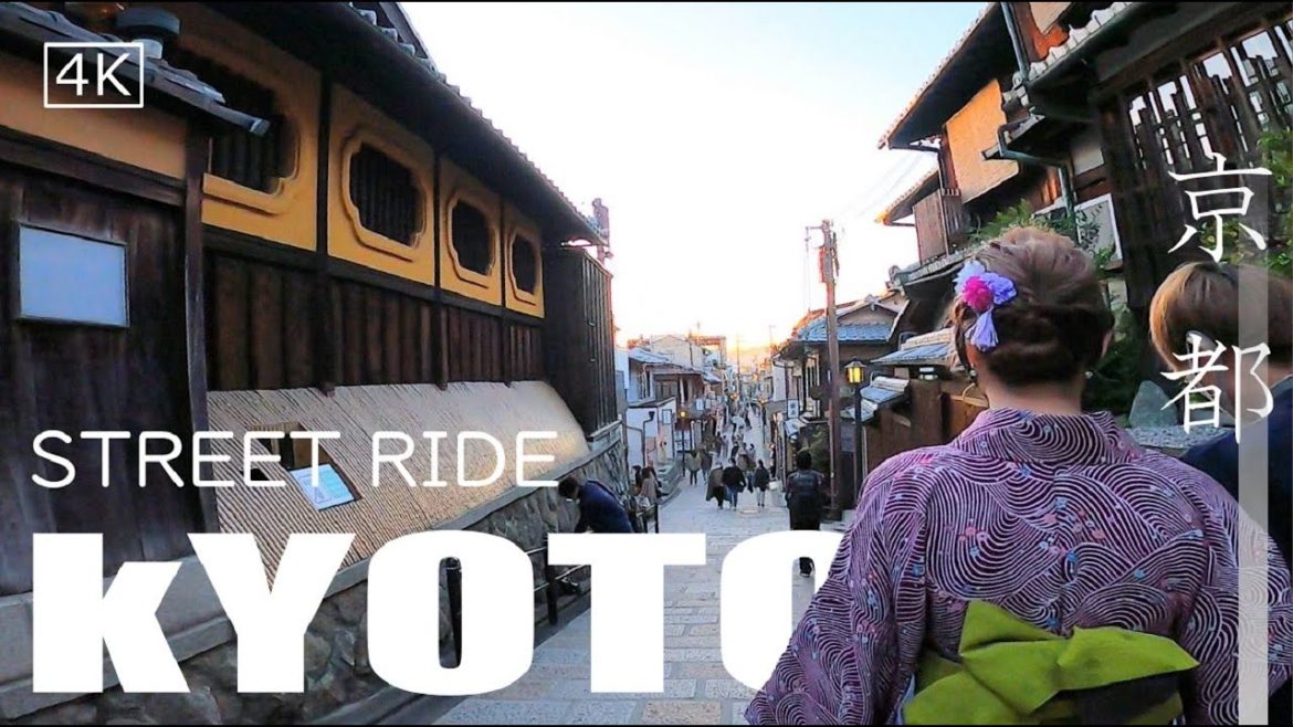 【4K】Kyoto Street Ride - Cycling Tour & Travel Guide🎧City Sound Kamogawa river,Gion,Gyoen (京都サイクリング)