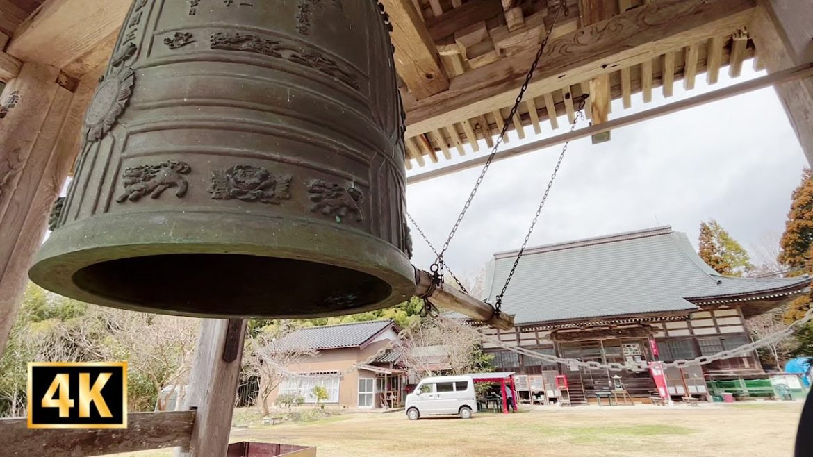 Japan Walking Tour 4K | Beautiful Japanese Shrine and Temple in Sado Island
