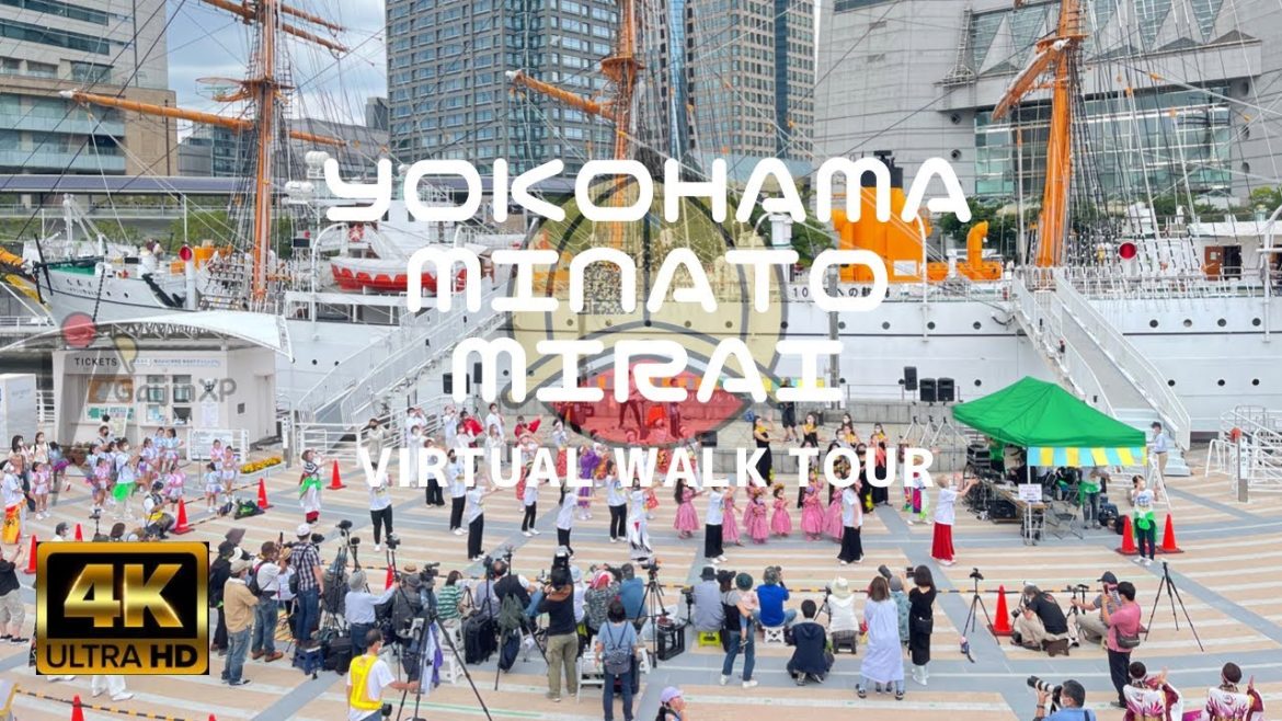 4K HD Virtual Walk Tour @ Minatomirai Yokohama, Japan