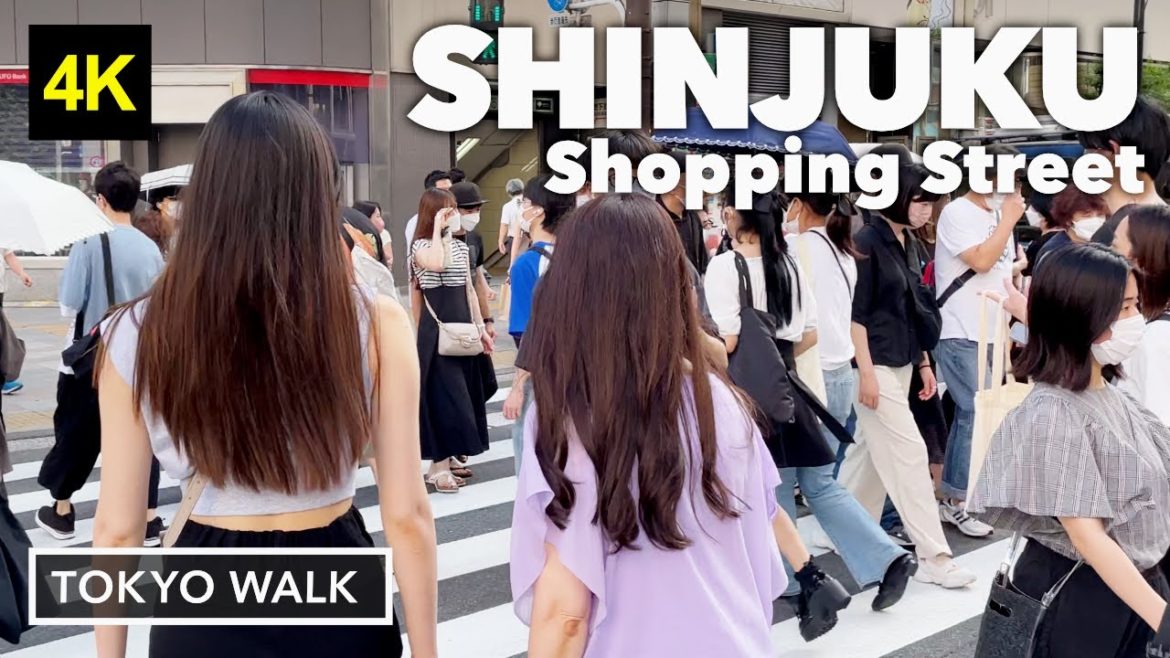 4K JAPAN TRAVEL｜SHINJUKU｜Shopping Street TOKYO WALK TOUR (ASMR)