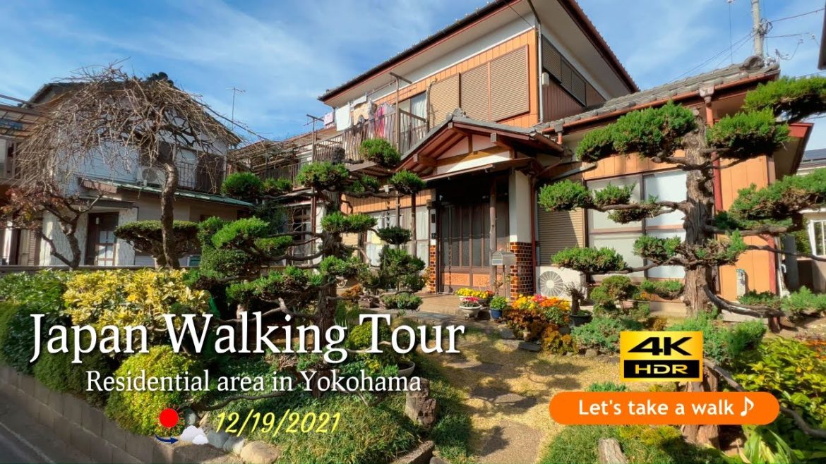 【4K･JAPAN㉟】virtual walking tour★Residential area in Yokoham♪（Peaceful scenery）healing videos youtube