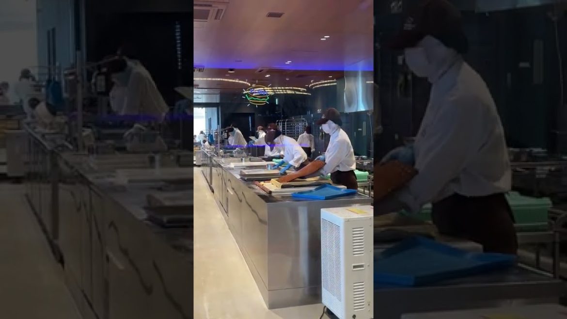 くるみっこの製造過程 横浜ハンマーヘッド #shorts