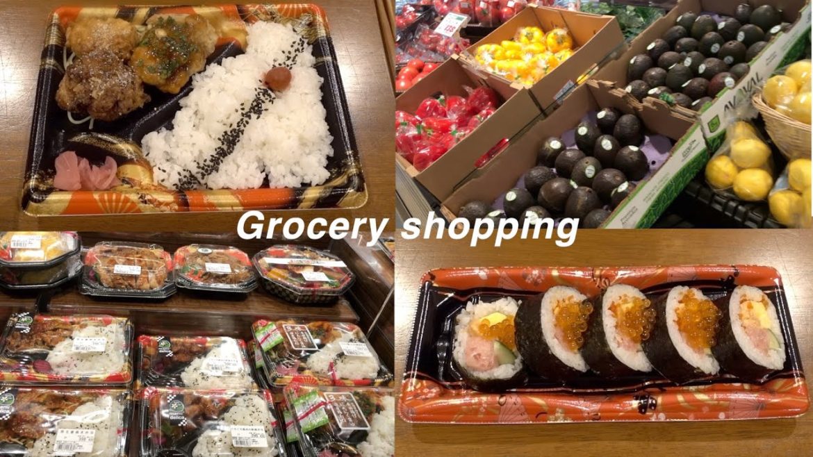 Grocery shopping in Japan, Japan Supermarket Lunch Box, Store Tour | Life in Japan vlog
