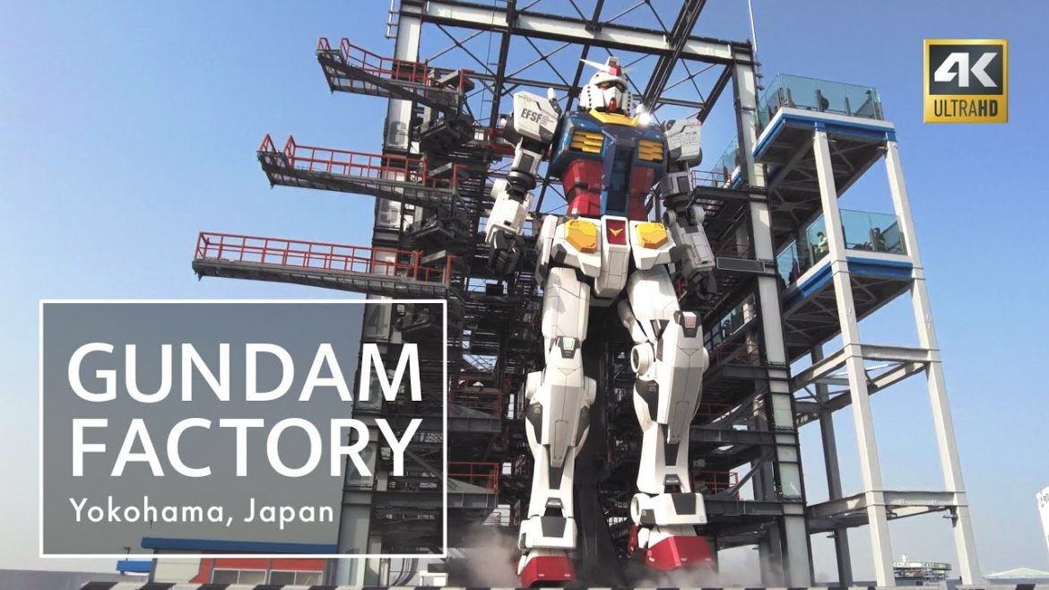 Virtual tour - GUNDAM FACTORY Yokohama Japan 4K cinematic ガンダムファクトリー横浜