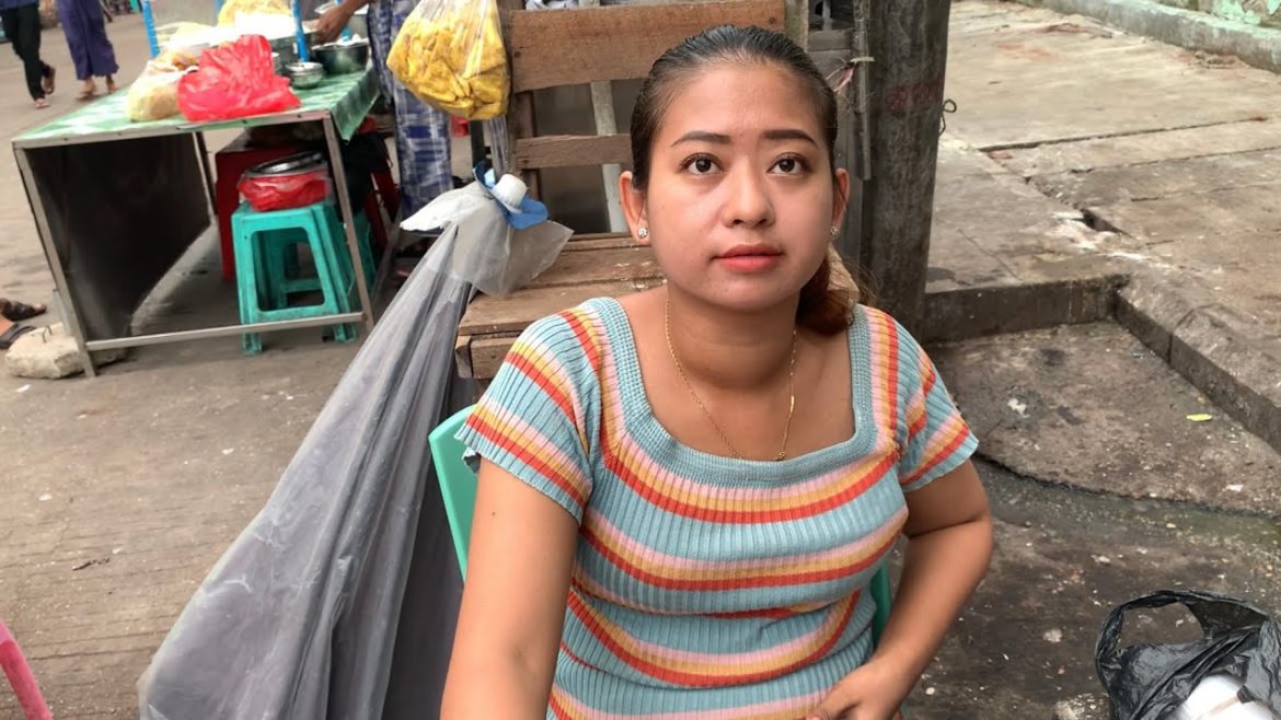 Downtown Morning Breakfast Life Yangon Myanmar 🇲🇲