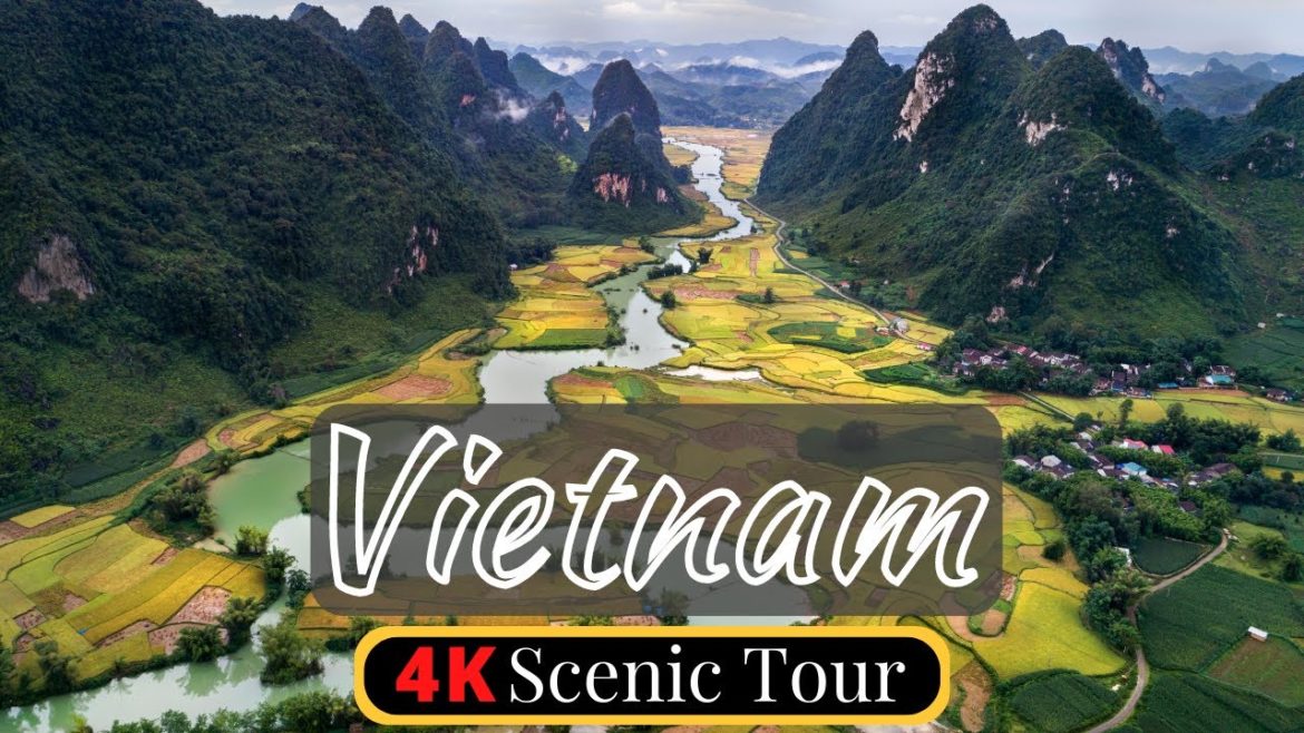 Vietnam 4K Scenic Tour with Calm and Relaxing Music
