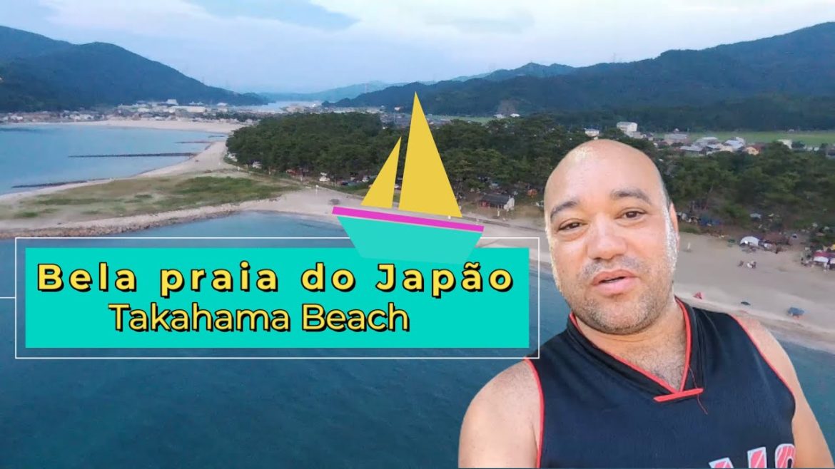 Bela praia no Japão -    Takahama Beach