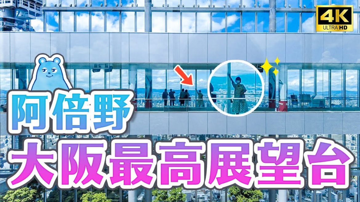 日本最高！大阪360度無敵景色🔥阿倍野HARUKAS大樓展望台、超稀有吉祥物阿倍野熊、近鐵百貨店逛街、必吃551蓬萊HORAI肉包｜大阪天王寺阿倍野HARUKAS完整攻略・日本旅遊4K VLOG