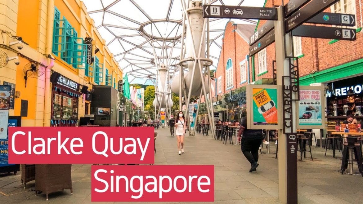[4K] 🇸🇬 Singapore City Walking Tour at Clarke Quay | Singapore 2021