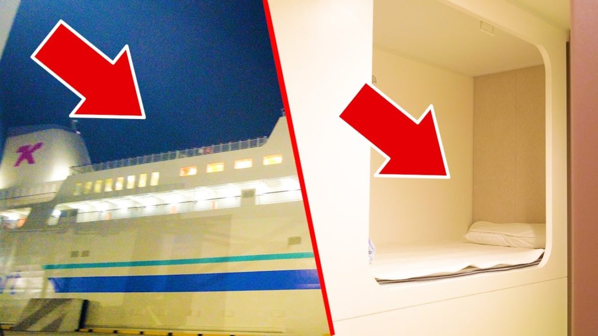 About 1000km 21hours overnight sleeper ferry trip 😪🚢 Most reasonable room [Kanagawa-Fukuoka]